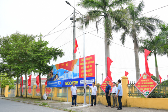 Hiển Khánh: Sôi nổi các công trình chào mừng Đại hội Đảng bộ các cấp 