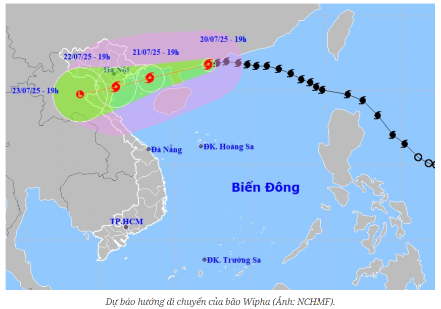 Tuyên truyền về công tác phòng, chống cơn bão số 3 (WIPHA)